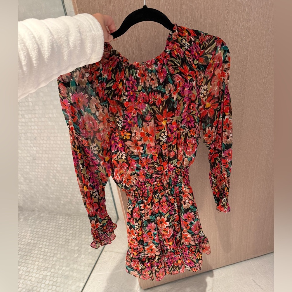 Misa Floral Printed Dress